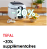 Promotion TEFAL : -20% supplémentaires sur les produits Tefal chez Conforama