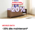 Meubles Baita&nbsp;: -20&nbsp;% sur le mobilier design chez Conforama – Offre valable uniquement en ligne