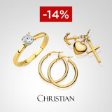 -14% de rabais sur toutes les bijoux en or – maintenant sur CHRISTIAN uhrenschmuck24.ch