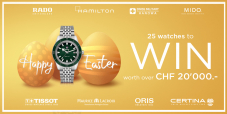 25 montres d’une valeur totale de plus de 20 000 CHF à gagner chez CHRISTIAN uhrenschmuck24.ch dans le cadre du concours de Pâques