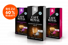 Café Royal : jusqu’à 60% de réduction sur les capsules avec date d’expiration plus courte