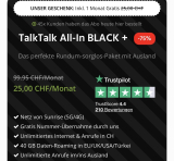 TalkTalk All-In BLACK+ à un bon prix sur Handy Abovergleich