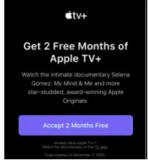 2 mois Apple TV+ gratuits