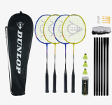 Set de badminton Dunlop Nitro Star 4P chez Ochsner Sport, livraison gratuite incluse
