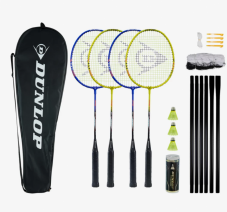 Set de badminton Dunlop Nitro Star 4P chez Ochsner Sport, livraison gratuite incluse