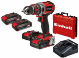 Perceuse visseuse sans fil Einhell TE-CD 18/50 Li-2 avec 4 batteries chez Do It + Garden