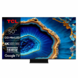 Smart TV TCL 50C805 (50″, 3840×2160, 4K Ultra HD, 144 Hz) au meilleur prix chez Interdiscount