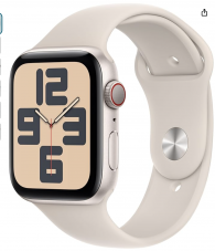 Montre intelligente Apple Watch SE (2e génération, 2023) (GPS + Cellular, 44 mm) chez Amazon