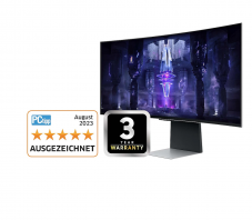 Ecran Samsung Odyssey G8 (G85SB) OLED 175 hz avec 3 ans de garantie et possibilité de financement à 0% pour 649 CHF