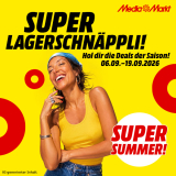 Offres exceptionnelles chez MediaMarkt Super Warehouse&nbsp;: les meilleures affaires de la saison jusqu’au 19 septembre