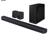 Barre de son Samsung HW-Q930D (2024) Dolby Atmos 9.1.4 canaux avec caisson de basses sans fil & ensemble d’enceintes arrière chez Fust