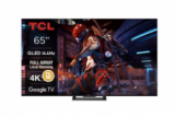 TV QLED TCL 65C745 165 cm 4K UHD Google TV 2023 Aluminium brossé chez la Fnac