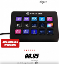 ELGATO Stream Deck MK.2, Keypad Noir