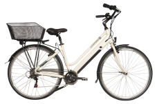 Vélo électrique Leopard City Explorer Unisex parchemin (44 × 28 pouces, 250 W) chez Jumbo livraison incluse