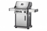 Barbecue à gaz Napoleon Rogue XT 425 (4 brûleurs, 17.25kW, avec brûleur latéral infrarouge Sizzle Zone) chez Jumbo, livraison incluse
