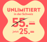 Wingo Fair Flat (réseau Swisscom, tout illimité en Suisse, 2 Go EU Roaming) pour 25 CHF sans durée minimale de contrat