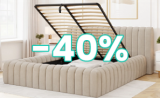 🛏️📦 Uniquement en ligne – Jusqu’à -40% de réduction sur les lits de rangement !