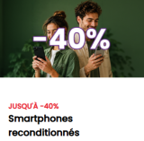 Smartphones reconditionnés : jusqu’à -40 % chez Conforama