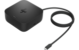Une station d’accueil pour toutes les connexions : HP G6 (100 W, avec mode Alt, 3 ports USB-A, 2 ports USB-C), bloc d’alimentation de 120 W inclus, chez MediaMarkt