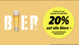 Denner : 20% sur toutes les bières (également sur les promotions existantes) aujourd’hui et demain