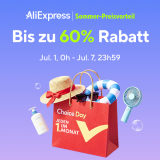 Jusqu’à 60% de réduction + codes promo chez AliExpress