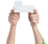 Chargeur sans fil 4smarts Qi2 Blanc avec station de charge
