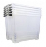 (En cas de retrait en magasin) lot de 5 boîtes de rangement Rotho Box Evo | 41.2 × 39.5 × 59 cm | 65 l | chez Jumbo