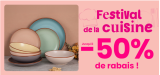 Festival de la cuisine chez Conforama : jusqu’à -50% sur les articles de cuisine et la vaisselle