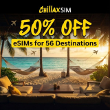 [50% de réduction] eSIM pour 56 pays : À partir de 4.00 CHF – 10 Go/30 jours ou 20 Go/30 jours