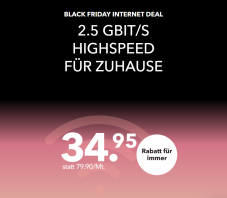 🔥 Abonnement Internet Sunrise Up Connect L (fibre optique ou HFC) avec 2,5 Gbit/s, activation gratuite & rabais à vie inclus