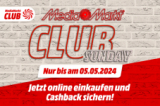 Club Sunday chez MediaMarkt : en tant que membre du club, recevez jusqu’à 210 CHF de bon d’achat à chaque achat