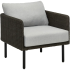 Fauteuil lounge minimaliste Rey chez Livique, livraison incluse