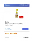 Supercard App – Petits pains aux poires gratuits