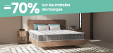 Jusqu’à 70 % de réduction sur les matelas et les lits de marque chez Conforama