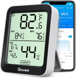 Govee Thermomètre Hygromètre, Mini Thermomètre Numérique LCD