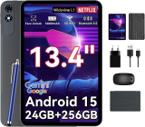 Amazon : TABWEE T60 Pro avec 256GB de mémoire et 8GB de Ram (extensible), clavier et stylet inclus.