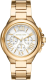 Jusqu’à demain seulement : Michael Kors Montre à quartz chronomètre “Camille” – 43mm – Or