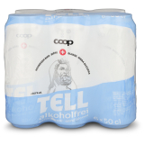 Bière Tell Lager sans alcool CHF 0.84/l dès 6l