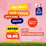 Aldi Mobile International : tout illimité en CH + 10 Go de roaming & 200 min. en UE, USA & Canada