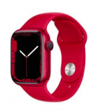 Apple Watch Series 7 GPS  et GPS + Cellular, 41 mm boîtier en aluminium, (PRODUCT)RED / Nike en Gris / Bracelet sport au meilleur prix de tous les temps chez la Fnac