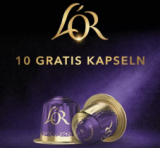 10 capsules de café L’OR offertes (compatibles Nespresso)
