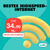 Dernière chance ! yallo Home Max Fiber : Fibre optique 10 Gbit/s avec activation gratuite