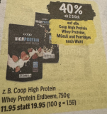 40% rabais sur Coop High Protein ligne