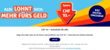Chez ALDI- Un rabais de 10 CHF à partir d’un montant d’achat de 60 CHF : du jeudi 23 au samedi 25 janvier 2025