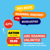 Aldi Roaming Unlimited pour 19.90 (Tout illimité en CH + roaming illimité en UE, USA, Canada)