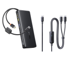 Powerbank Baseus FC41 145 W 25 000 mAh + Baseus USB-C 140 W max. 2-en-1, vendus ensemble sur Amazon