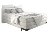 Lit boxspring KANO avec têtières réglables – 180 x 200 cm ou 160 x 200 cm