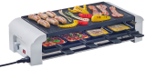Betty Bossi 3-en-1 Grill de table 1600 W avec chauffage supérieur et inférieur (raclette, grill de table et mini-pizzas)