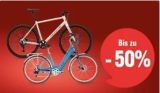 Jusqu’à 50% de réduction sur les vélos et VAE chez Jumbo
