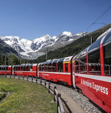 Voyage en wagon panoramique à bord de Bernina Express pour 95 CHF en 2e classe / 145 CHF en 1re classe